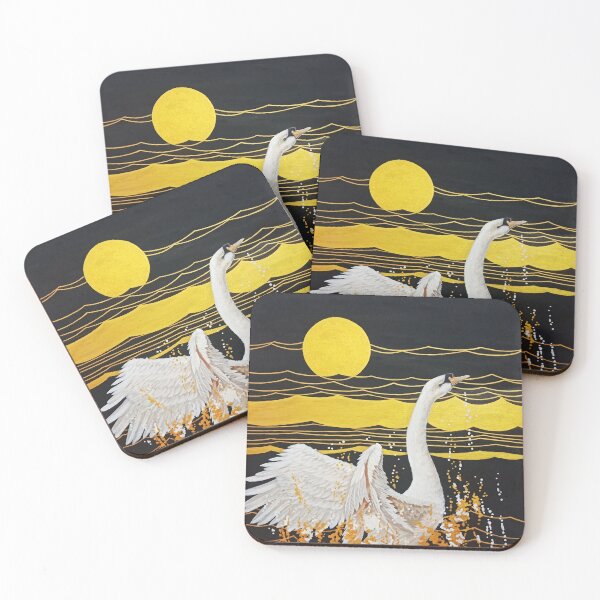 Item preview, Cisne al atardecer designed and sold by DreamsOfArubani.