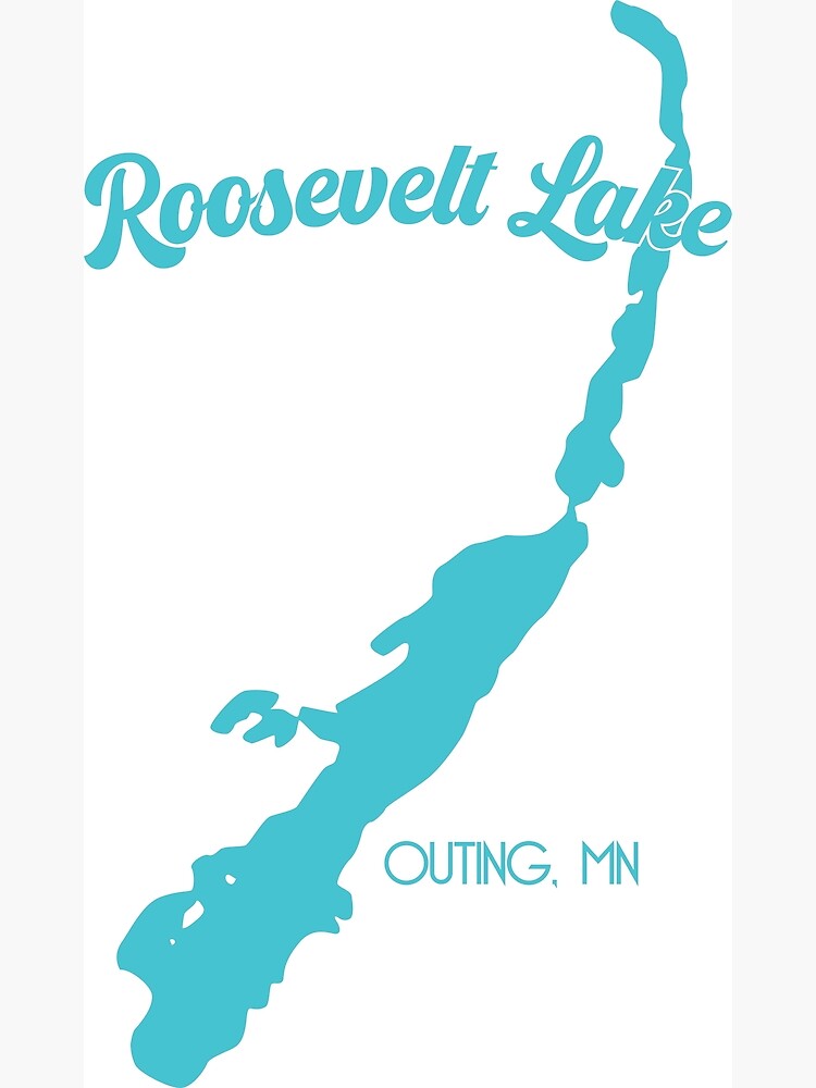 "Roosevelt Lake Outing MN" Poster for Sale by ilakethat Redbubble