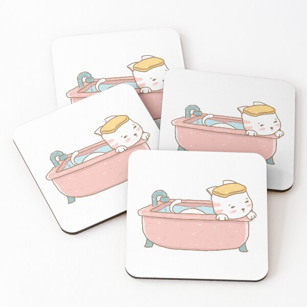 Item preview, Cute Chubby Cat In Bathtub designed and sold by DearSunny.