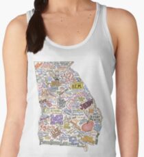 Georgia Music Map Women's Tank Top