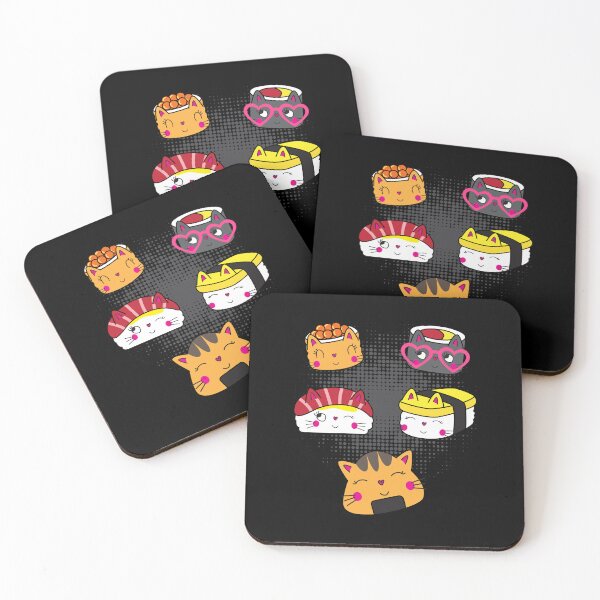 Item preview, Cat Food Sushi Roller, Anime Movie Lover Funny Japanese Food designed and sold by Dressed For  Duty.