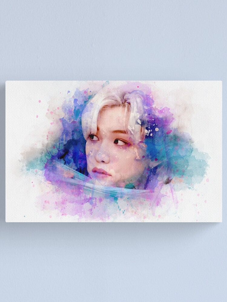 Felix stray Kids Portrait Handmade Drawing Kpop Wall Art 