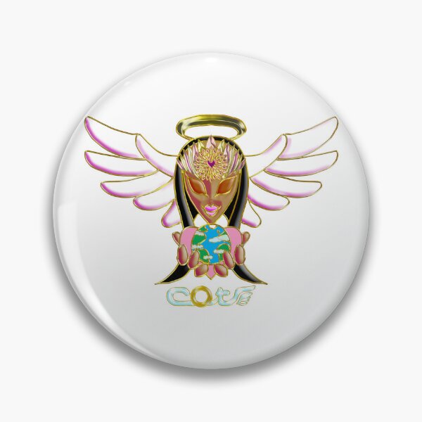 Item preview, Ángel sujetando la tierra - Dorado - COTA - Citrino designed and sold by IAW-Studios.