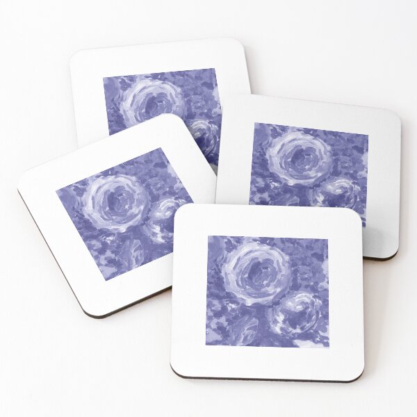 Item preview, Gorgeous Flowers Purple Blue Very Peri Floral Design XIX designed and sold by Irina Sztukowski.