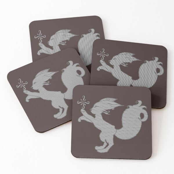 Item preview, Cartoon monochrome squirrel with a star designed and sold by Heltymrf.