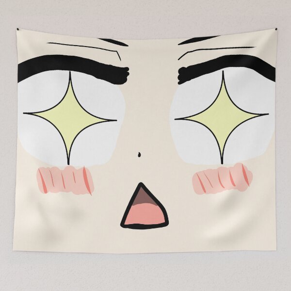 Item preview, Anime amazed face designed and sold by Nyamelon.