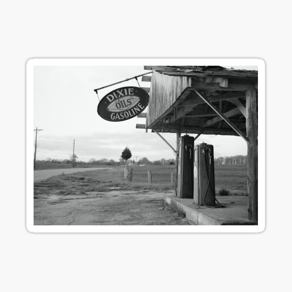 Dixie Gasoline Sticker