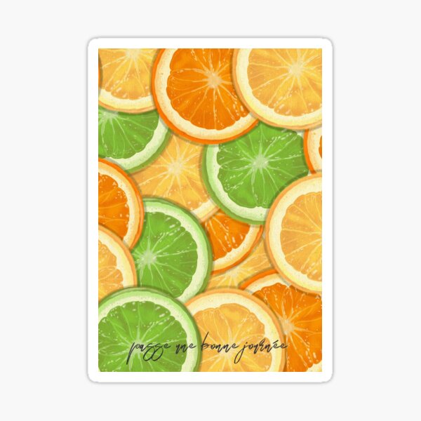 "Passe une bonne journée. Have a great day in French language" Sticker for Sale by ScandiStuff