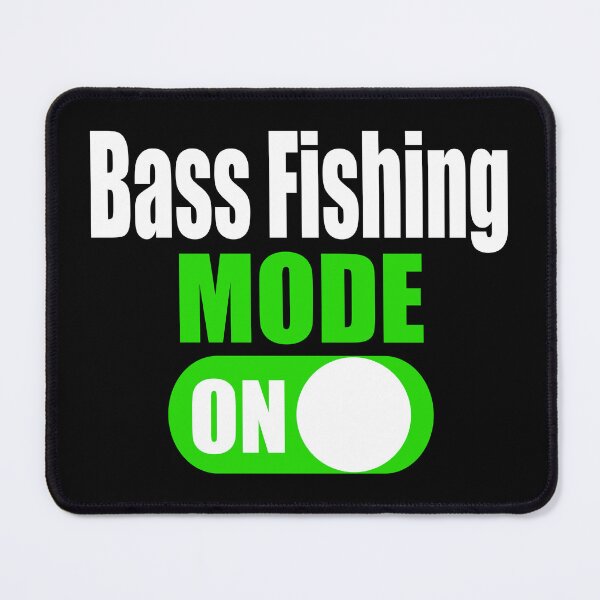 Item preview, Funny Fishermans Bass Fishing Mode On Game Fisher Fans designed and sold by CharJens.