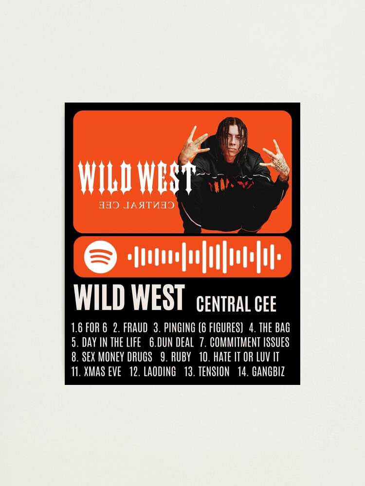 "Central Cee UK Drill Poster Central Cee" Photographic Print by