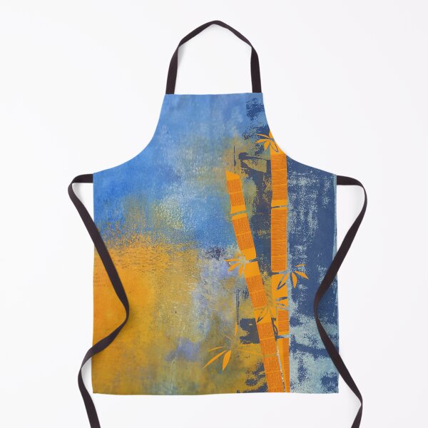 Item preview, Abstract Bamboo Blue and Orange designed and sold by Project182500.