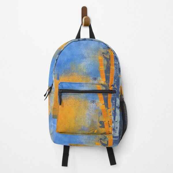 Item preview, Abstract Bamboo Blue and Orange designed and sold by Project182500.