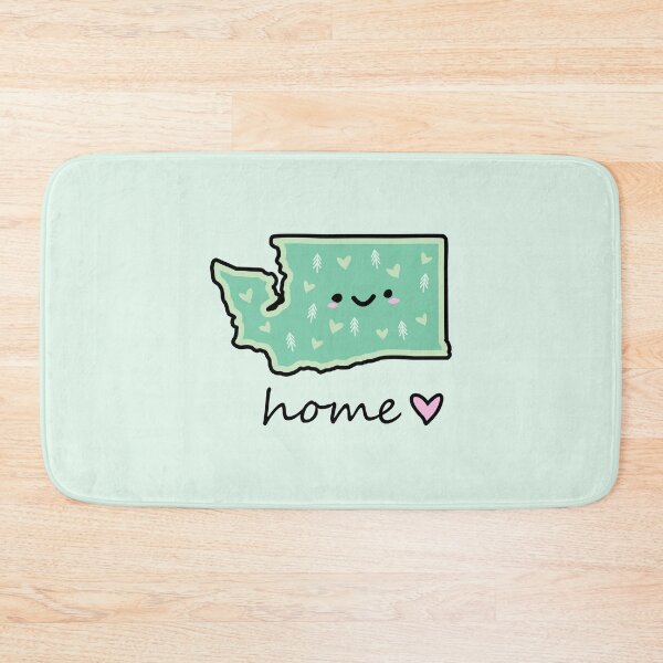 Item preview, cute Washington State teal designed and sold by Maple Design Studio.