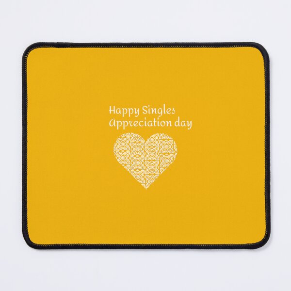 Item preview, Singles appreciation day Card yellow designed and sold by Encie-Designs.