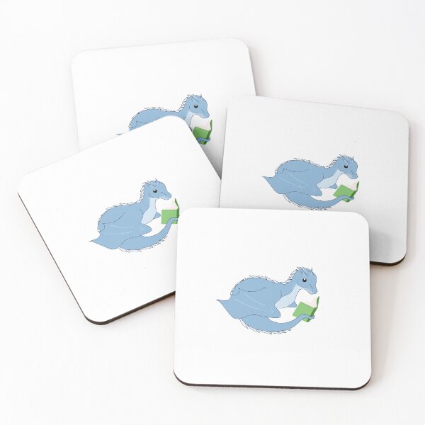 Item preview, Blue Bookwyrm designed and sold by Madelyn Craig.
