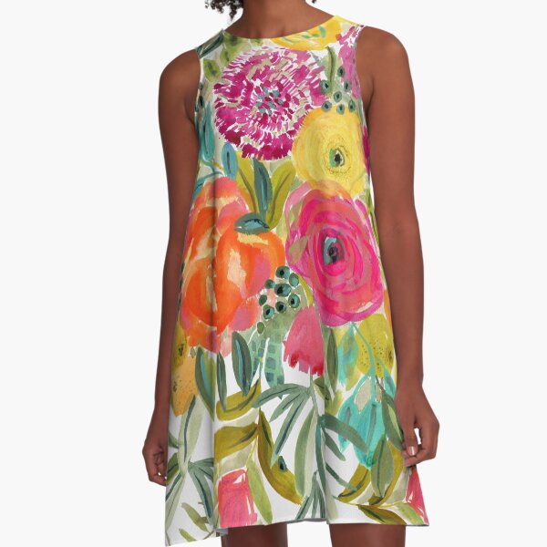 The Show Must Go On A-Line Dress