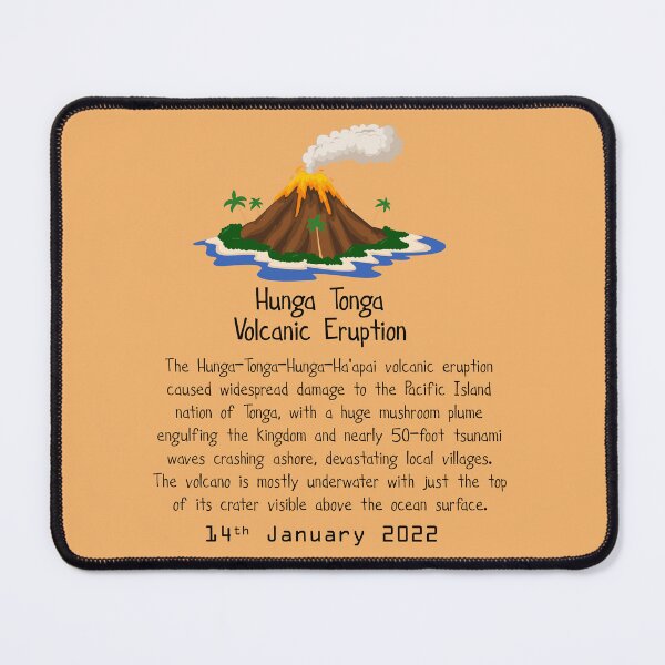 Item preview, Hunga Tonga Volcanic Eruption 02 designed and sold by PodiShawna.