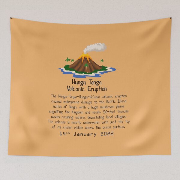 Item preview, Hunga Tonga Volcanic Eruption 02 designed and sold by PodiShawna.