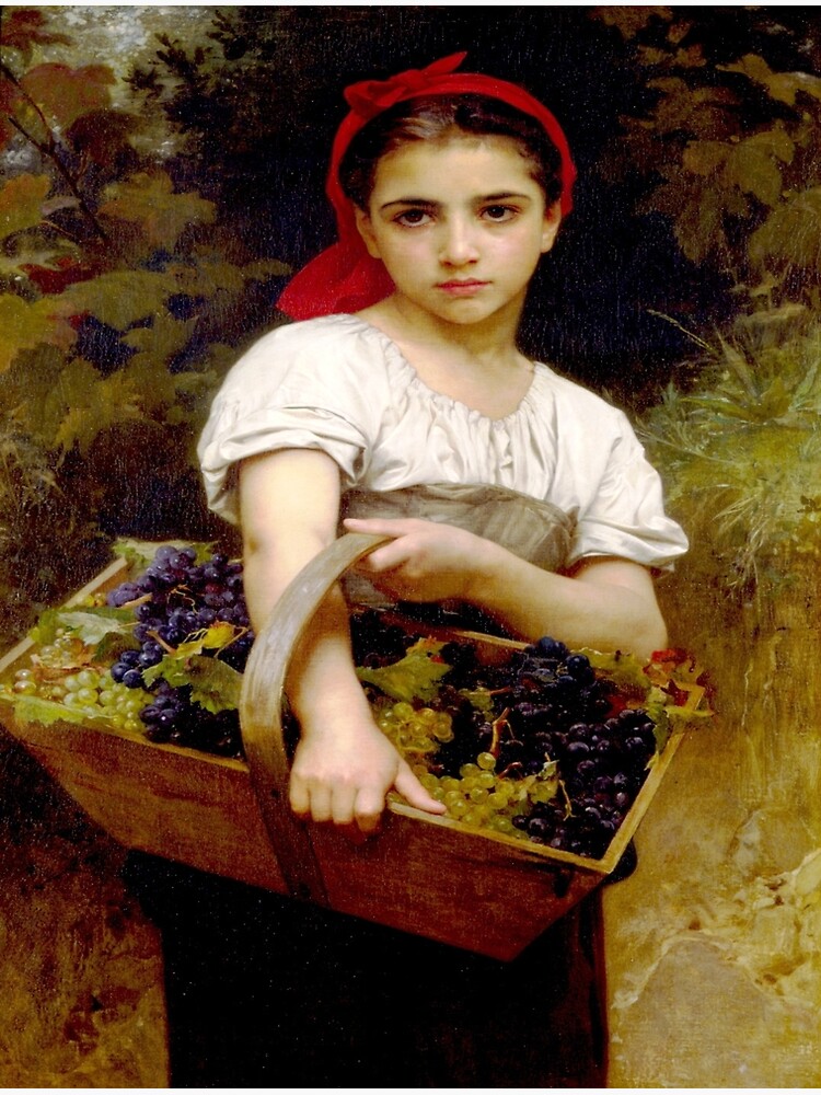 William-Adolphe Bouguereau's The Grape Picker Poster
