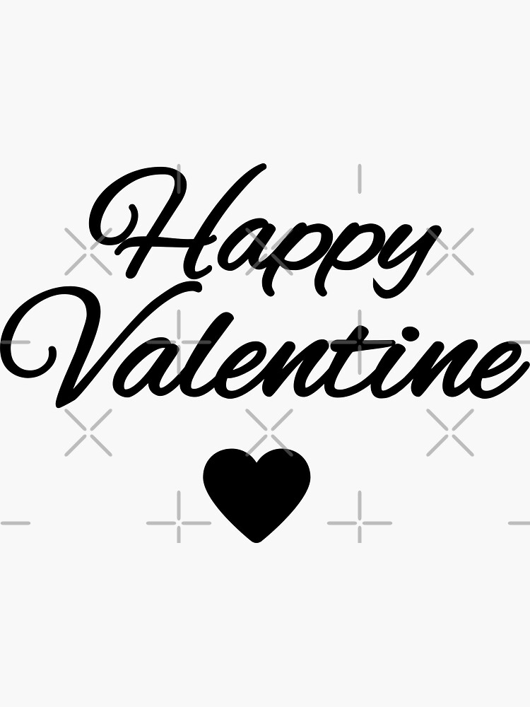 "Happy Valentine's Day 2022" Sticker by Redbubble
