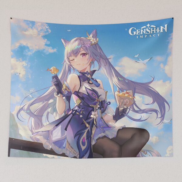 Item preview, Genshin Impact - Keqing Official Birthday Artwork 2021 designed and sold by Krimsy.