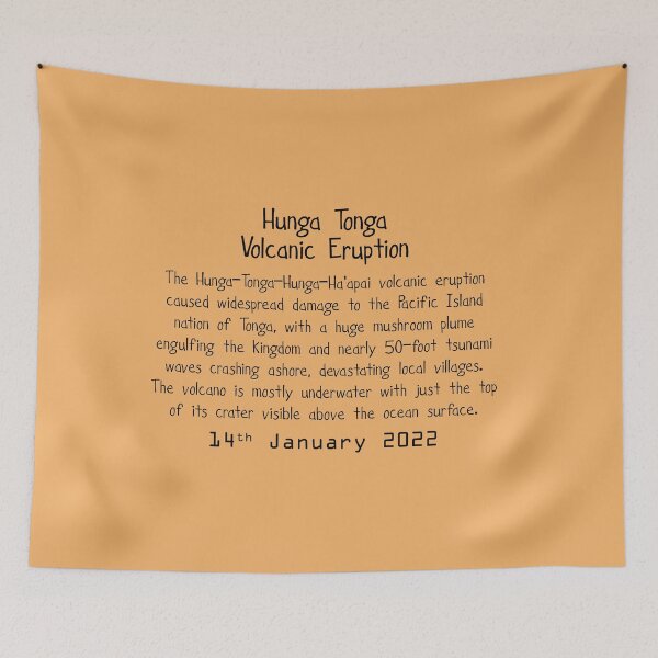 Item preview, Hunga Tonga Volcanic Eruption 04 designed and sold by PodiShawna.