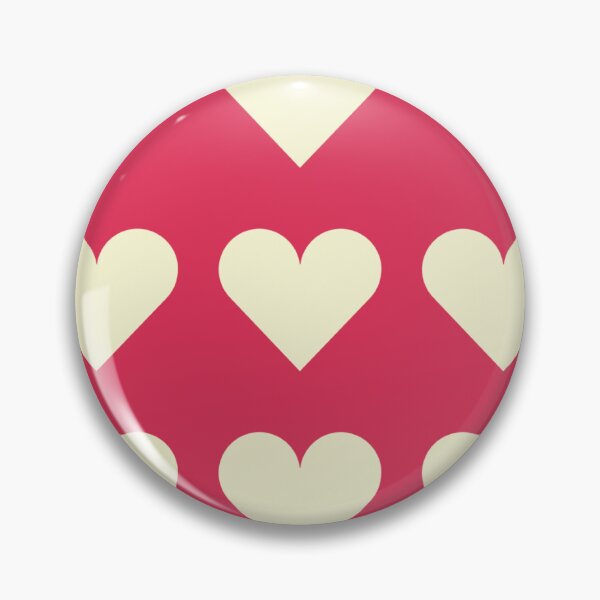 Item preview, Large CREAM and RASPBERRY PINK LOVE HEARTS designed and sold by RachelMacht.