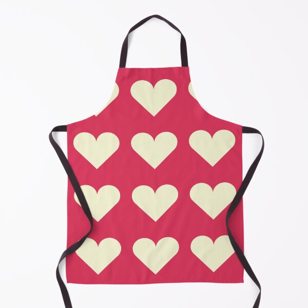 Item preview, Large CREAM and RASPBERRY PINK LOVE HEARTS designed and sold by RachelMacht.