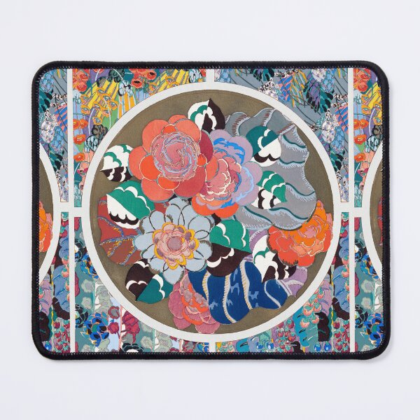 Item preview, Boho art, Flower art deco pattern, from Variations Quatre-Vingt-Six Motifs Décoratifs En Vingt Planches (1928) by Édouard Bénédictus designed and sold by KaterinaLog.