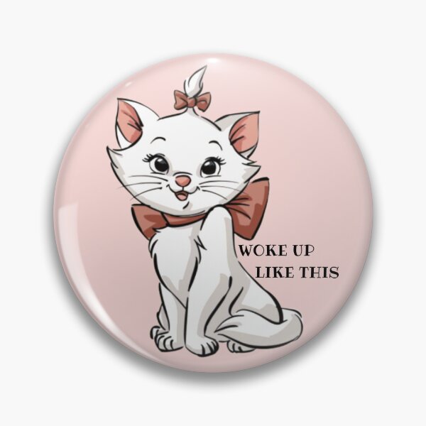 Item preview, Marie cat Woke up like this cute designed and sold by soniaaseguin.