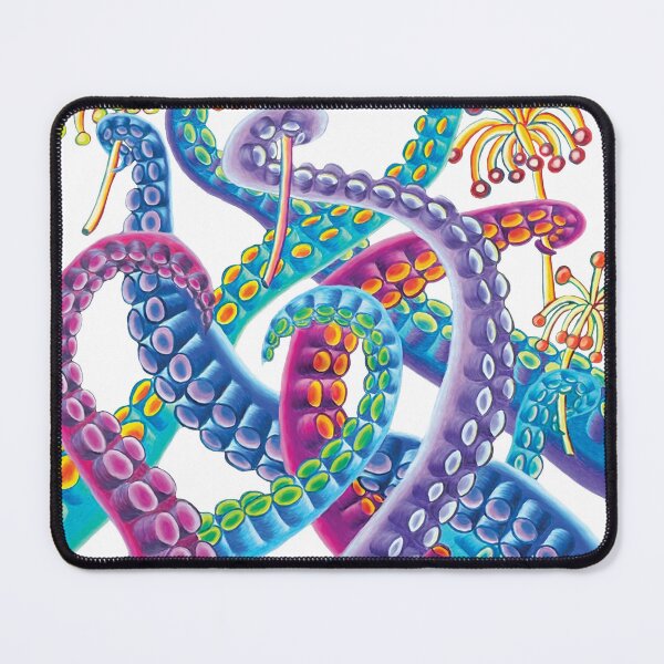 Item preview, Tentacles with Sea Flowers designed and sold by HeatherNafeArt.