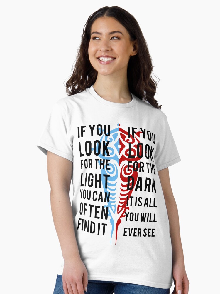 Thumbnail 2 of 7, Classic T-Shirt, Light in the Dark designed and sold by spellbending.