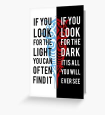 Light in the Dark Greeting Card