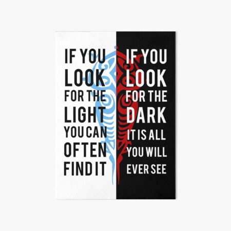 Light in the Dark Art Board Print