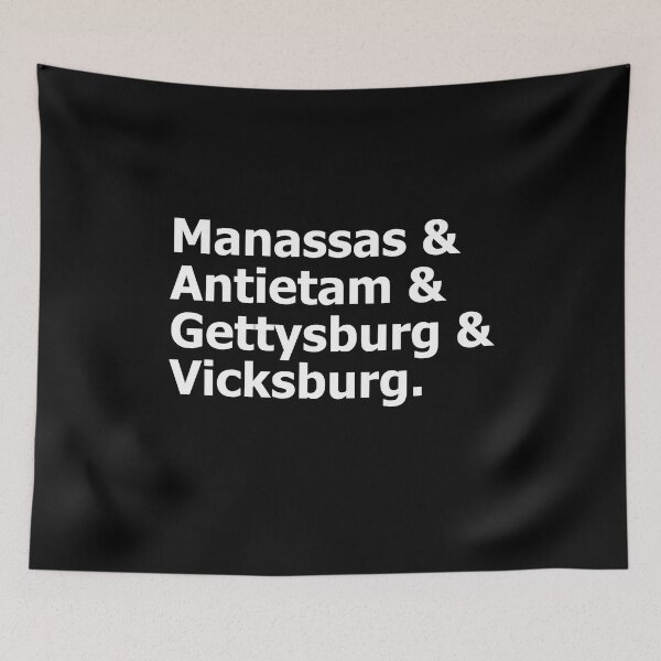 Item preview, Civil War Battles Manassas Antietam Gettysburg Vicksburg  designed and sold by The Junto Shop.
