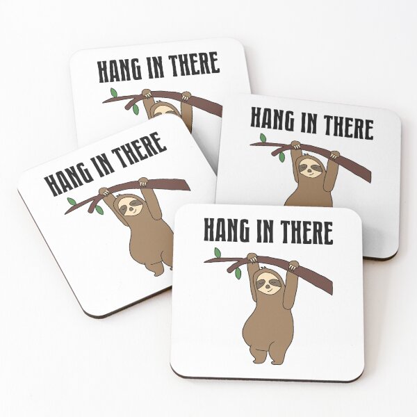 Item preview, Fun Hang In There Sloth Cartoon designed and sold by SouthernDesigns.