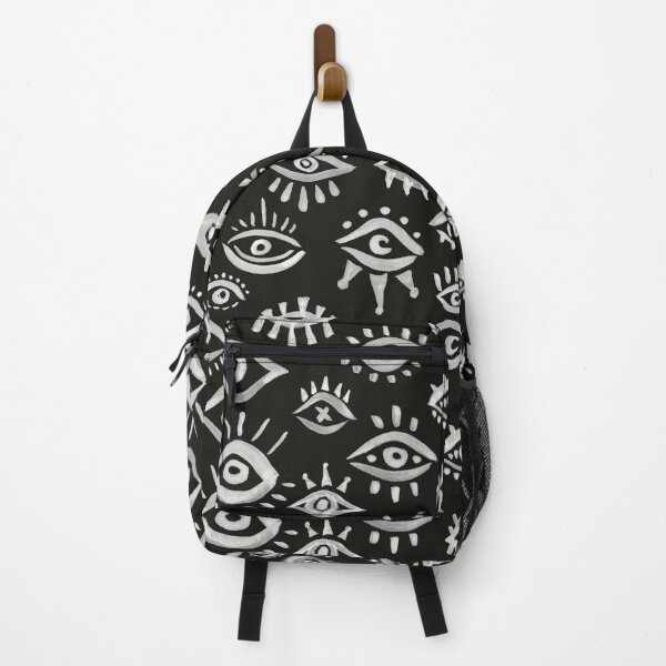 Item preview, Mystic Eyes – White on Black designed and sold by Cat Coquillette.