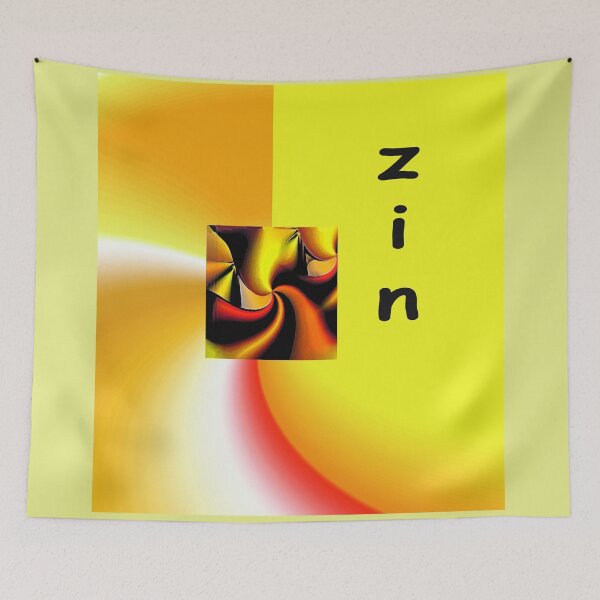 Item preview, Zin is a playful word designed and sold by Cherie Hanson.