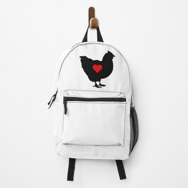 Item preview, Chicken - Silhouette and Heart designed and sold by Puddmuppy.