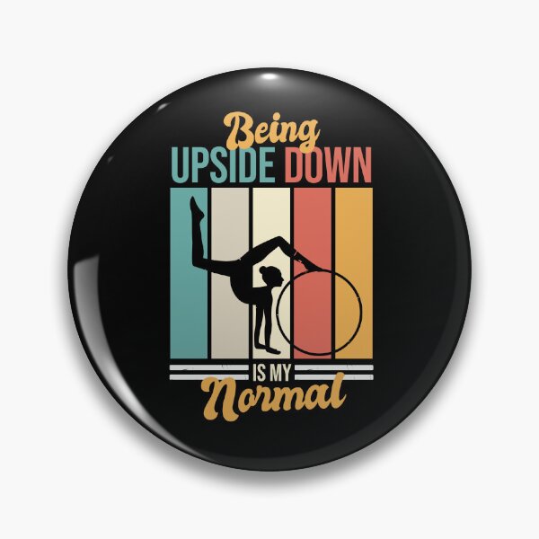 Item preview, Being Upside Down Is My Normal Funny Colorful Vintage Simple Artistic Gymnastic Gift For Gymnastic Lovers designed and sold by pedrored369.