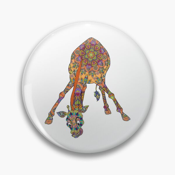 Item preview, Beautiful giraffe mandala designed and sold by Viv Ainslie.