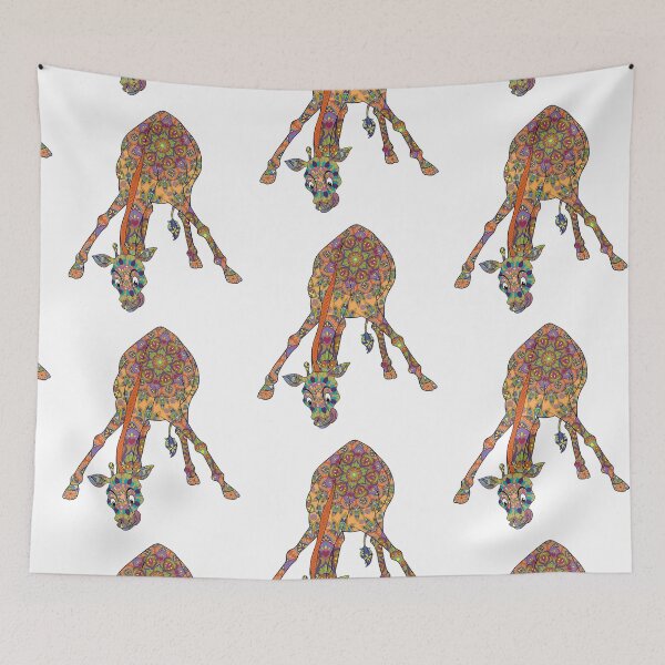 Item preview, Beautiful giraffe mandala designed and sold by Viv Ainslie.