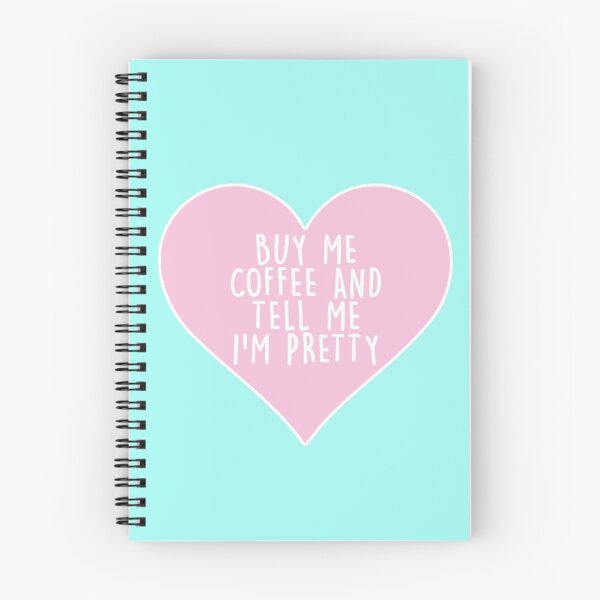 Item preview, Buy Me Coffee And Tell Me I'm Pretty Heart designed and sold by peakednthe90s.