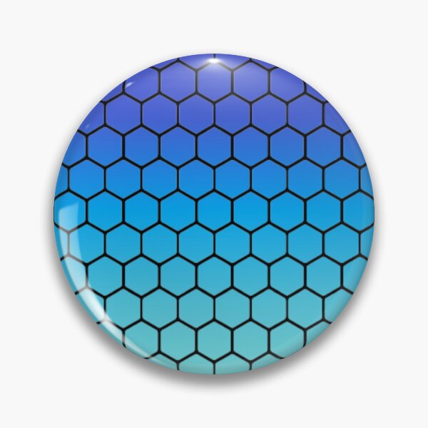 Item preview, Hexagon Pattern Smooth Blue Gradient designed and sold by Yellow-Eyes.