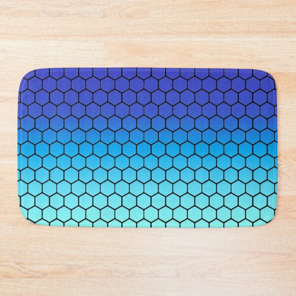 Item preview, Hexagon Pattern Smooth Blue Gradient designed and sold by Yellow-Eyes.