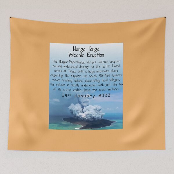 Item preview, Hunga Tonga Volcanic Eruption 06 designed and sold by PodiShawna.