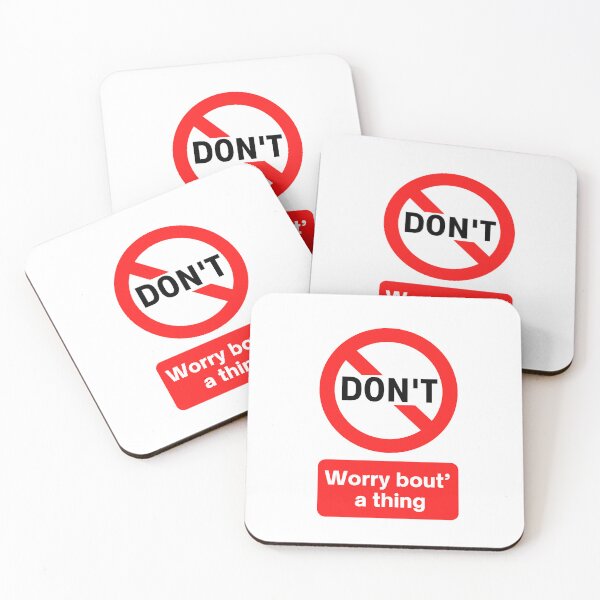 Item preview, DON'T Worry about a thing - Motivational traffic road street sign design and advice designed and sold by Art4Motivation.