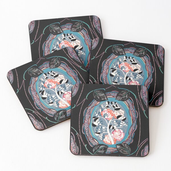 Item preview, Boho art, Flower art deco pattern, from Variations Quatre-Vingt-Six Motifs Décoratifs En Vingt Planches (1928) by Édouard Bénédictus designed and sold by KaterinaLog.