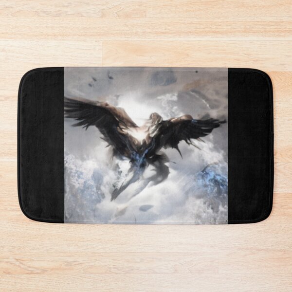 Item preview, dark angel black wings abstract art designed and sold by shadowthor.