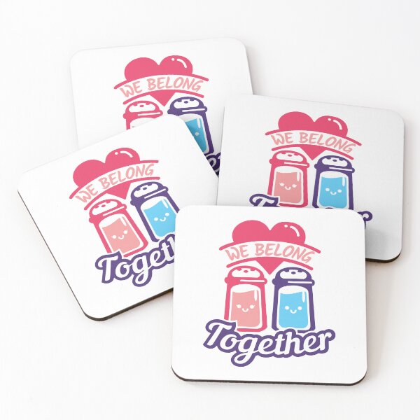 Item preview, We Belong Together like Salt & Pepper designed and sold by greenoriginals.